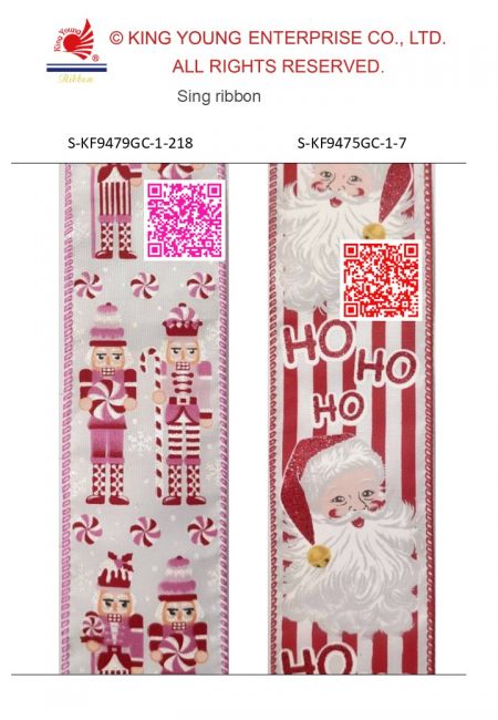 AI Sing Ribbon-Christmas nutcracker and santa